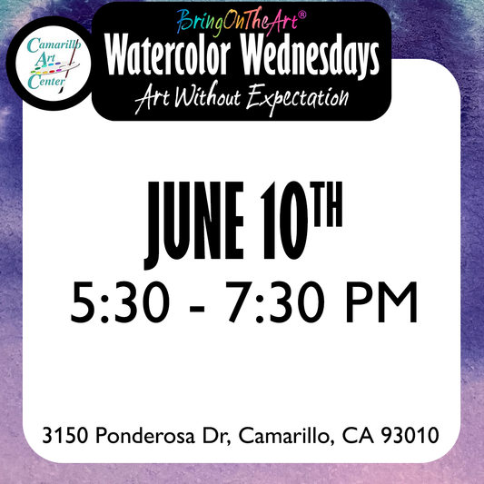 Watercolor Wednesdays - June 10