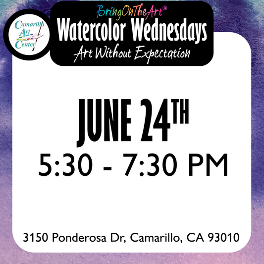 Watercolor Wednesdays - June 24
