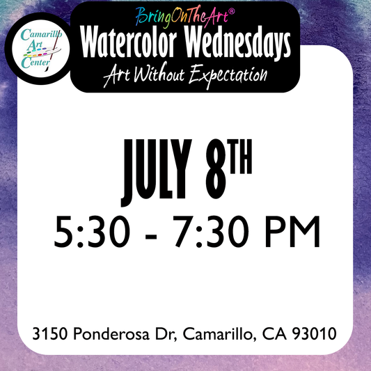Watercolor Wednesdays - July 8