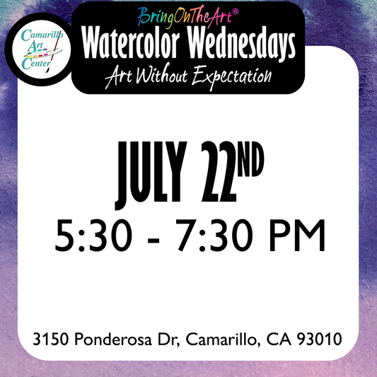 Watercolor Wednesdays - July 22
