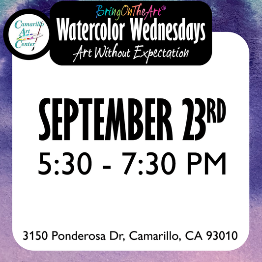 Watercolor Wednesdays - September 23