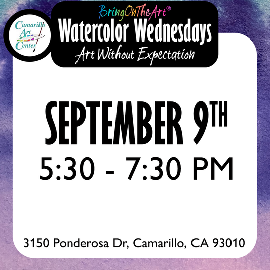 Watercolor Wednesdays - September 9