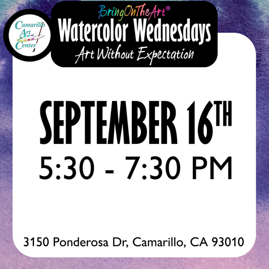 Watercolor Wednesdays - September 16