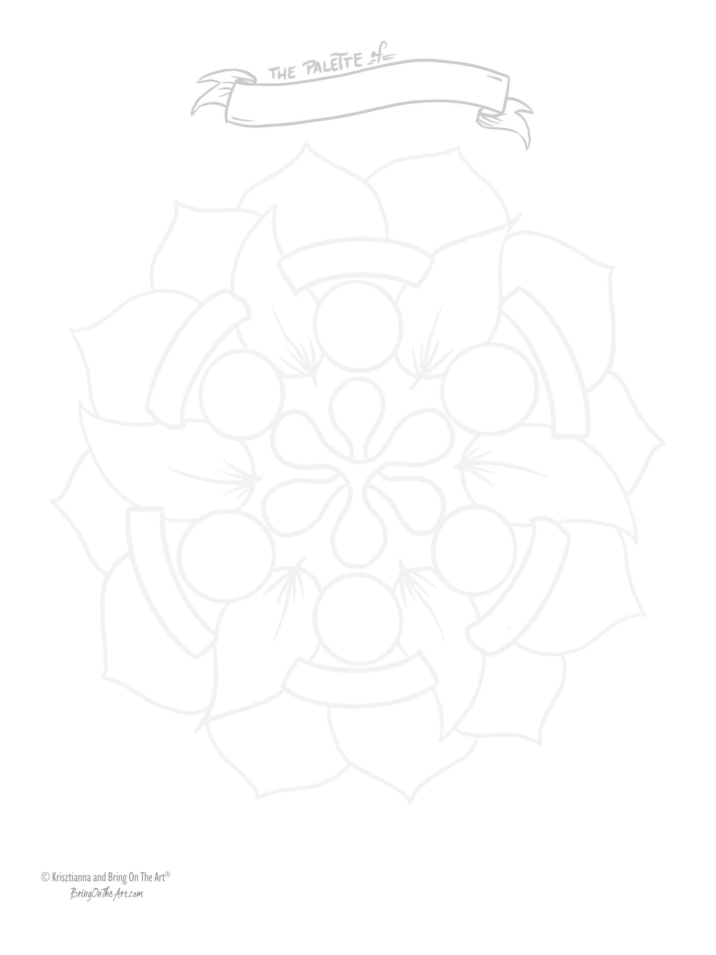 Class Palette 6 Color Flower And Leaf